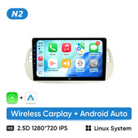 Autoradio CarPlay Fiat 500 (2010-2017) – Écran 9 pouces, sans fil, jusqu'à 8 Go + 256 Go, vue 38