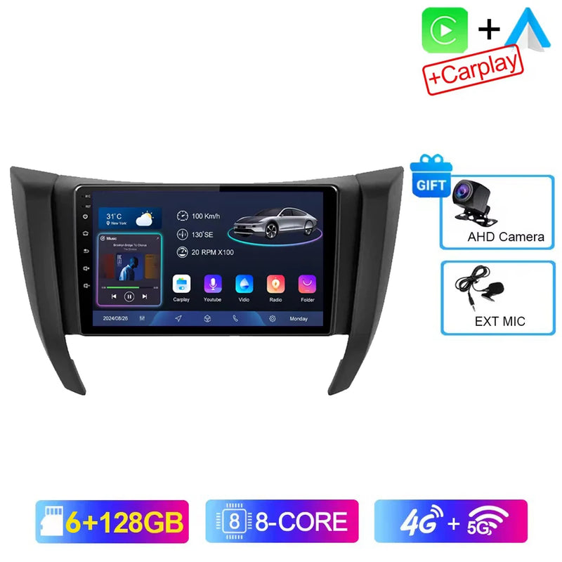 Autoradio CarPlay Nissan Navara NP300 D23 (2014-2021) – Écran 9 pouces, Android 16, vue 25