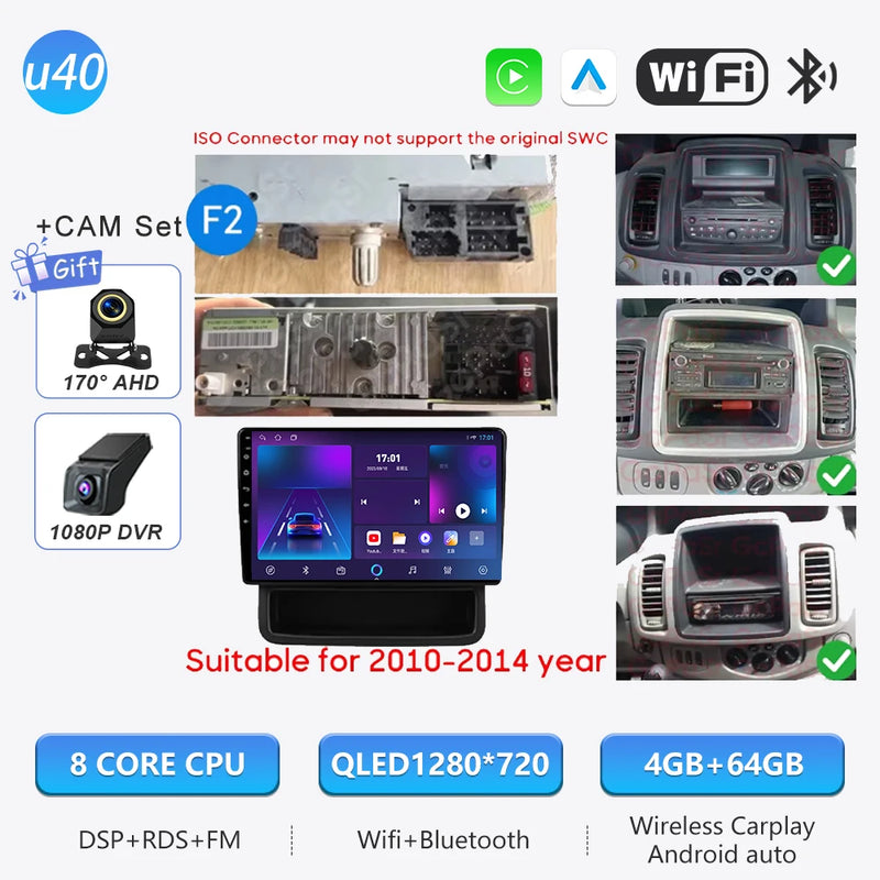 Autoradio CarPlay Renault Trafic 2, Opel Vivaro A et Nissan Primastar (2001-2014) – Écran tactile, jusqu'à 12 Go + 256 Go, vue 30