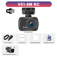 Dashcam 4K Avant et Arrière 4K – Écran 2 Pouces, Wi-Fi, GPS en Option, vue 22