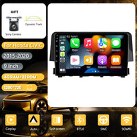 Autoradio CarPlay Honda Civic 10 (2015-2020) – Écran 9 pouces, jusqu'à 16 Go + 256 Go, vue 18