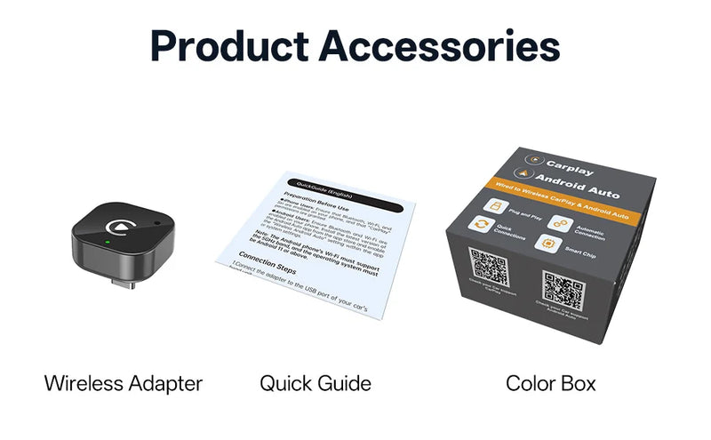 Adaptateur CarPlay Sans Fil USB-C 2 en 1 – CarPlay et Android Auto, 29 mm, Wi-Fi 5 GHz, vue 12