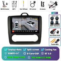 Autoradio CarPlay Ford Focus 2 (2004-2011) – Écran 9 pouces, jusqu'à 16 Go + 512 Go, vue 10