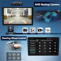Autoradio CarPlay Peugeot 206 et Citroën C2 (2004-2013) – Écran QLED 9 pouces, jusqu'à 16 Go + 512 Go, vue 4