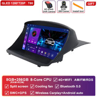 Autoradio CarPlay Ford Fiesta Mk6 et Mk7 (2008-2019) – Écran 9 pouces, jusqu'à 8 Go + 256 Go, vue 45