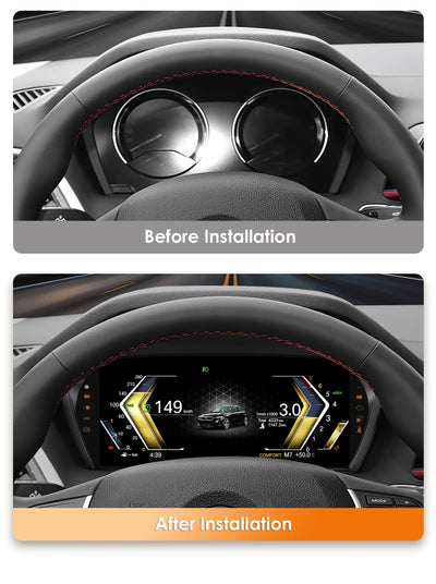 Hizpo Combiné d'Instruments Numérique 10 Pouces pour BMW