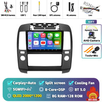Autoradio CarPlay Nissan Navara D40 (2004-2010) – Écran 9 pouces, Android 16, vue 36