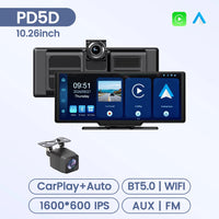 Écran CarPlay Portable Universel – 6,86 ou 10,26 Pouces, Sans Fil, FM et AUX, vue 42