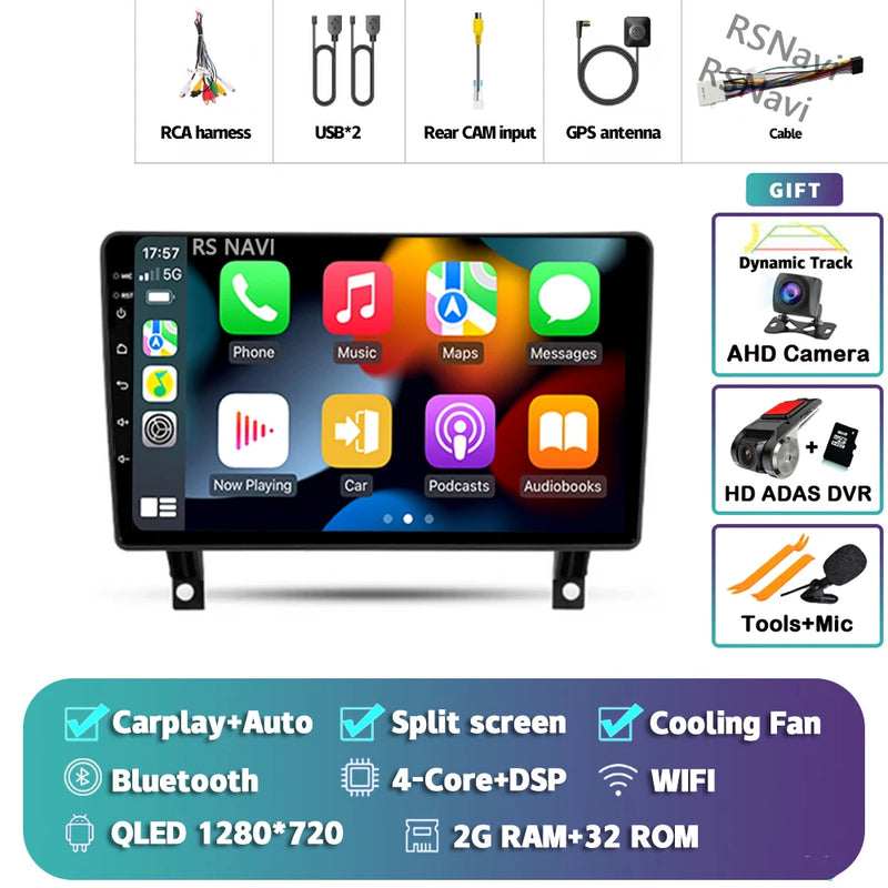 Autoradio CarPlay Opel Antara (2006-2017) – Écran QLED, Android 16, vue 27
