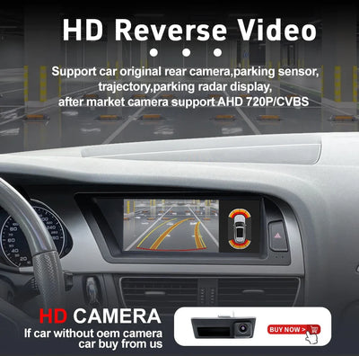 Becquet Voiture Autoradio Audi A4 B8 A5, Écran Tactile 8,9'' CarPlay