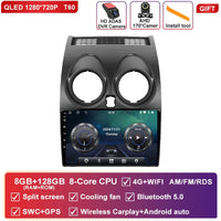 Autoradio CarPlay Nissan Qashqai J10 (2006-2013) – Écran 9 pouces, option écran 2K, jusqu'à 12 Go + 256 Go, vue 46