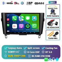 Autoradio CarPlay Nissan Qashqai J11 et X-Trail T32 (2014-2020) – Écran QLED, jusqu'à 16 Go + 512 Go, vue 13