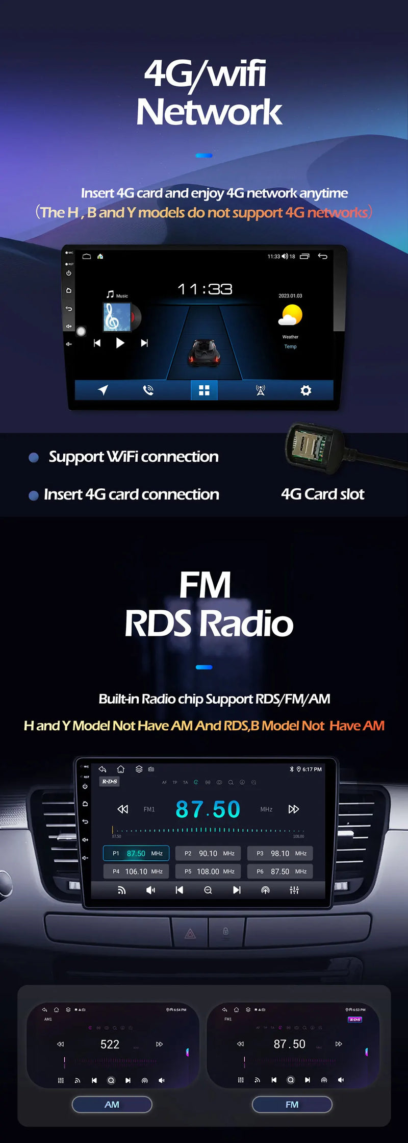 Autoradio CarPlay Citroën C3 et DS3 – Écran IPS 7 pouces, jusqu'à 8 Go + 256 Go, vue 12
