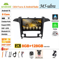 Autoradio CarPlay Ford S-Max (2006-2015) – Écran 9 pouces sans fil, jusqu'à 12 Go + 256 Go, vue 33