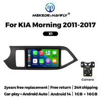 Autoradio CarPlay Kia Picanto 2 (2011-2017) – Écran 9 pouces, jusqu'à 2 Go + 32 Go, vue 9