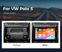 Autoradio CarPlay Volkswagen Polo 5 (2008-2020) – Écran 9 pouces, sans fil, jusqu'à 8 Go + 256 Go, vue 7