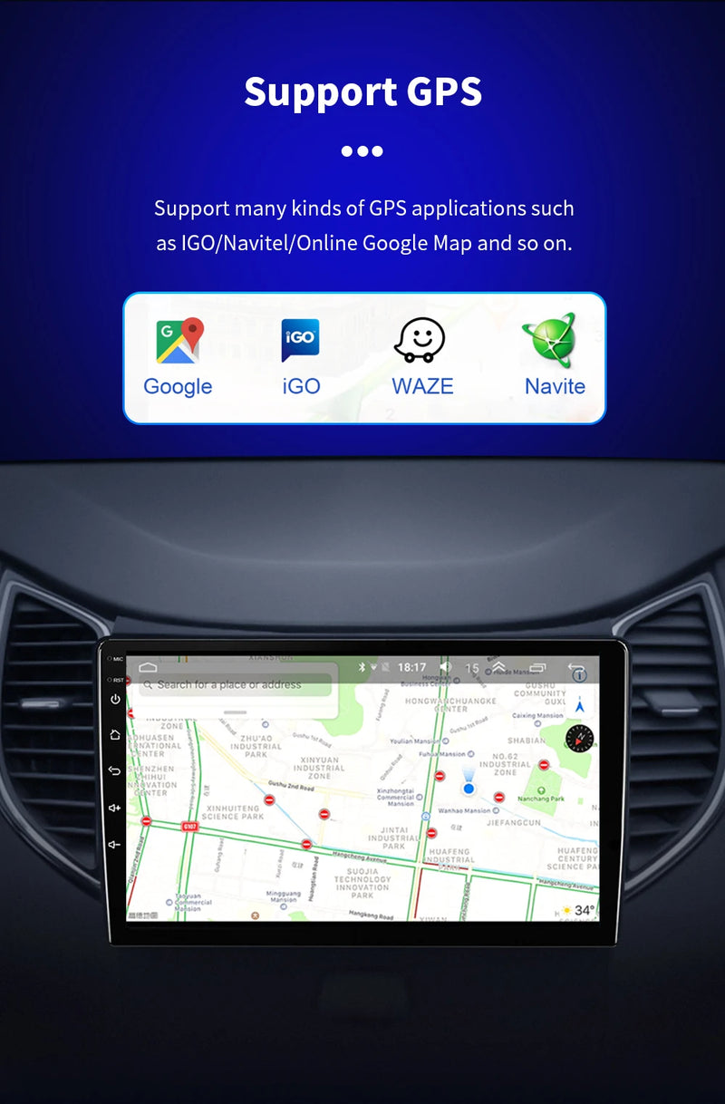 Autoradio CarPlay Chevrolet Captiva (2008-2012) – Écran 9 pouces sans fil, jusqu'à 16 Go + 512 Go, vue 25