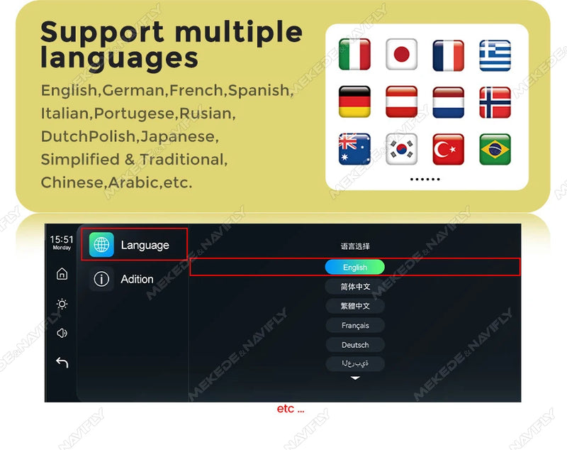 Écran CarPlay Portable Universel – 6,86 ou 10,26 Pouces, Sans Fil, FM et AUX, vue 20