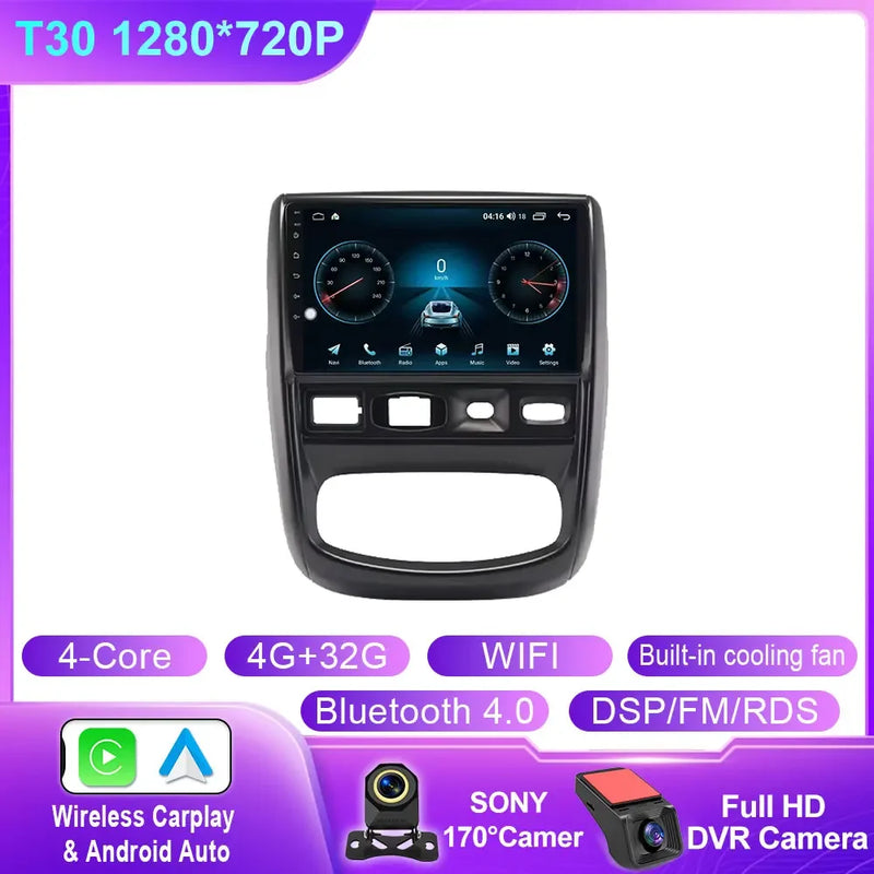 Autoradio CarPlay Dacia Duster 1 (2010-2015) – Écran 9 pouces, jusqu'à 12 Go + 256 Go, vue 40