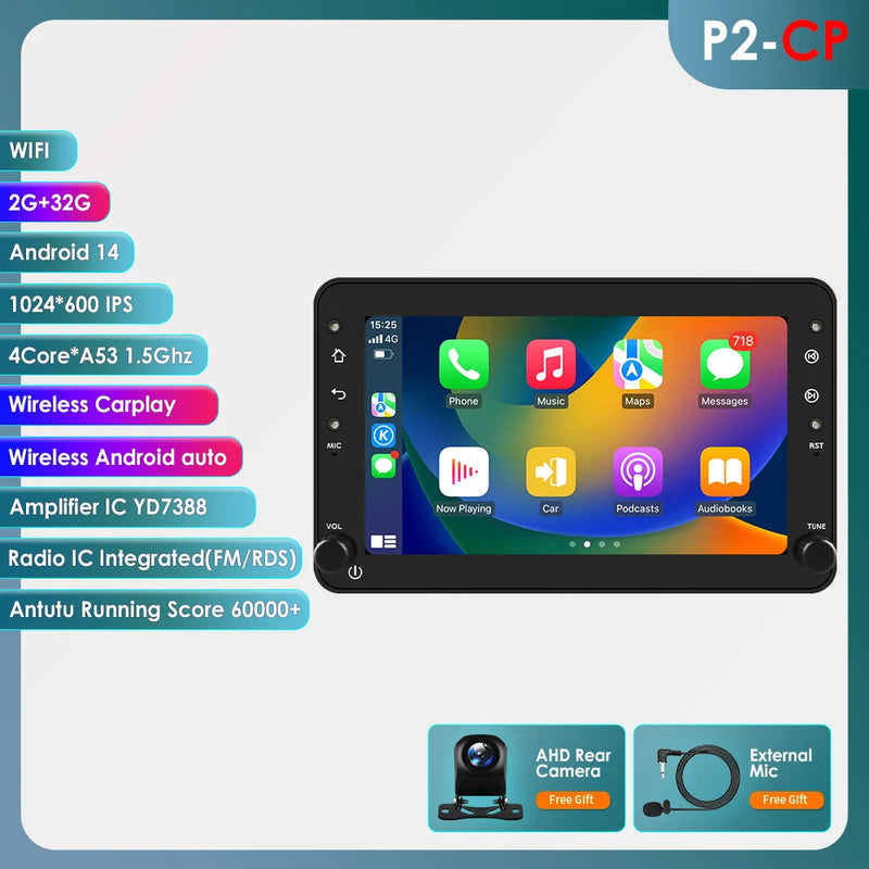Autoradio CarPlay Alfa Romeo 159, Sportwagon, Brera et Spider – Écran 7 pouces, jusqu'à 8 Go + 128 Go, vue 11