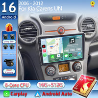 Autoradio CarPlay Kia Carens UN (2006-2012) – Écran 9 pouces, console type B