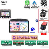 Autoradio CarPlay Peugeot 308, RCZ et 408 – Écran 9 pouces, Android 16, vue 24