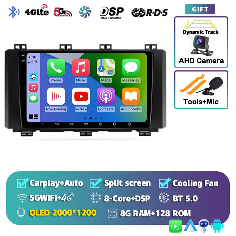 Autoradio CarPlay Seat Ateca et Cupra Ateca (2016-2021) – Écran 9 pouces, Android 16, vue 39