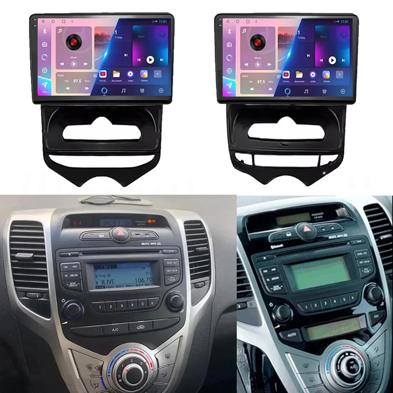 Autoradio CarPlay Hyundai ix20 (2010-2023) – Écran 9 pouces, jusqu'à 12 Go + 256 Go, vue 4