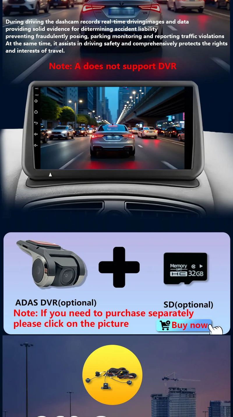 Autoradio CarPlay Nissan Juke (2011-2016) – Écran 9 pouces, Android 15, option écran 2K, vue 20