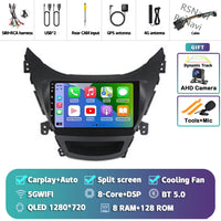 Autoradio CarPlay Hyundai Elantra (2012-2015) – Écran 9 pouces sans fil, jusqu'à 16 Go + 512 Go, vue 34