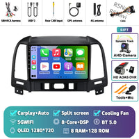 Autoradio CarPlay Hyundai Santa Fe 2 (2006-2012) – Écran 9 pouces, jusqu'à 16 Go + 512 Go, vue 31