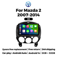 Autoradio CarPlay Mazda 2 (2007-2014) – Écran 9 pouces sans fil, Android 14, 2 Go + 32 Go, vue 8