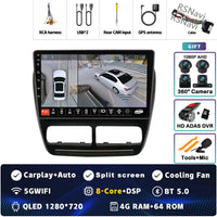 Autoradio CarPlay Fiat Doblo (2010-2015) – Écran 9 pouces sans fil, jusqu'à 16 Go + 512 Go, vue 12