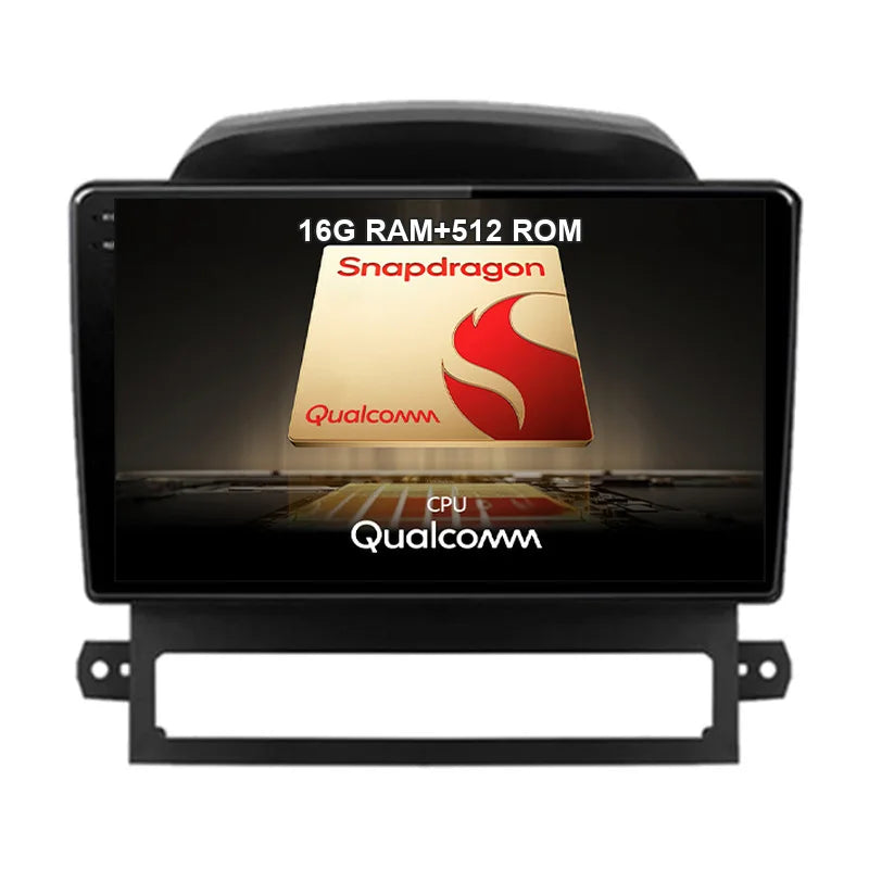Autoradio CarPlay Chevrolet Captiva (2008-2012) – Écran 9 pouces sans fil, jusqu'à 16 Go + 512 Go, vue 3