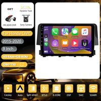 Autoradio CarPlay Honda Civic 10 (2015-2020) – Écran 9 pouces, jusqu'à 16 Go + 256 Go, vue 9