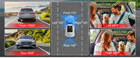 Dashcam 4 Voies Wi-Fi à Écran 3 Pouces – Avant 1080P, Caméras Latérales Infrarouges, vue 11