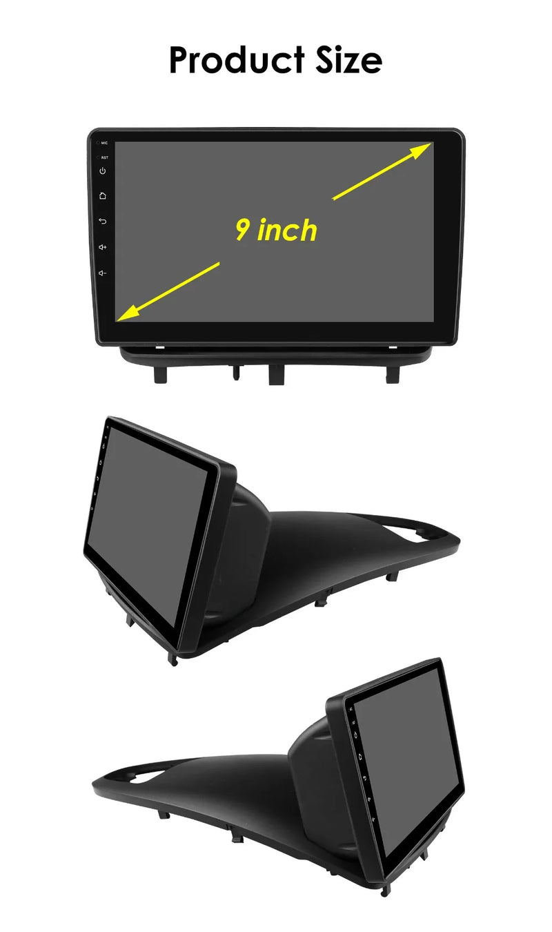 Autoradio CarPlay Opel Corsa D (2007-2012) – Écran 9 pouces, sans fil, vue 6