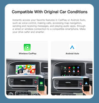 Boîtier CarPlay Volvo S60, V40, V60 et XC60 (2015-2018) – Écran d'origine conservé, sans fil, vue 12