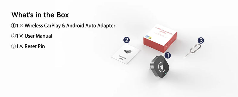 Adaptateur CarPlay Sans Fil USB-C Mini – CarPlay et Android Auto, Wi-Fi 5 GHz, Bluetooth 5.0, vue 13