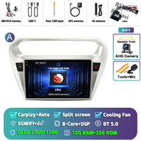 Autoradio CarPlay Peugeot 301 et Citroën C-Elysée (2012-2016) – Écran QLED, Android 16, vue 38