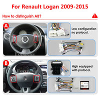 Autoradio CarPlay Dacia Logan 1 et Sandero (2009-2015) – Écran 9 pouces, jusqu'à 12 Go + 128 Go, vue 9