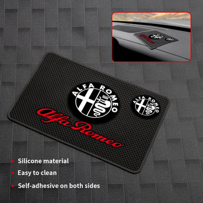 Tapis Antidérapant en Silicone pour Tableau de Bord Alfa Romeo