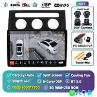 Autoradio CarPlay Volkswagen Touran 1 (2003-2010) – Écran 2K 9 pouces, Android 16, vue 18