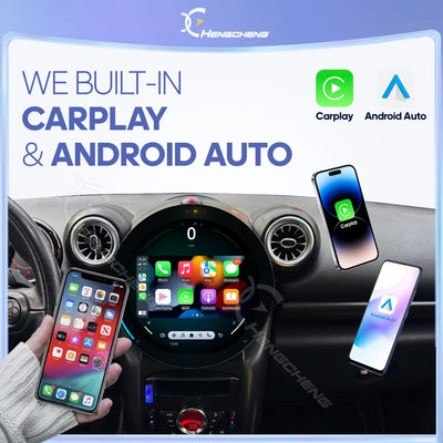 MINI Cooper R56 R60 Autoradio Android 15 CarPlay GPS