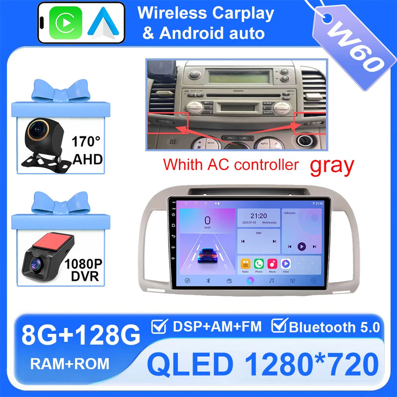 Autoradio CarPlay Nissan Micra K12 (2002-2010) – Écran 9 pouces, jusqu'à 12 Go + 256 Go, vue 39