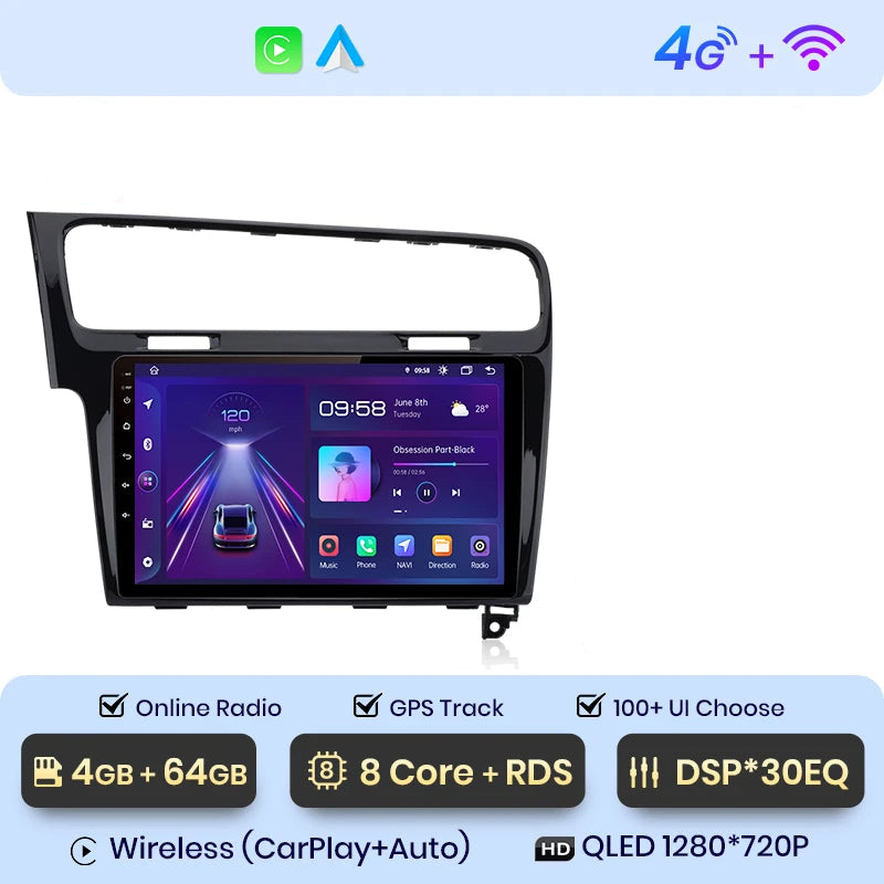 écran golf 7 carplay 2013–2017