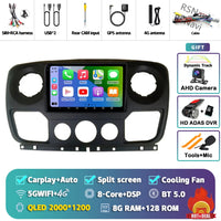 Autoradio CarPlay Renault Master, Nissan NV400 et Opel Movano (2010-2015) – Écran 9 pouces, Android 16, vue 8