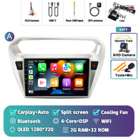 Autoradio CarPlay Peugeot 301 et Citroën C-Elysée (2012-2016) – Écran QLED, Android 16, vue 29