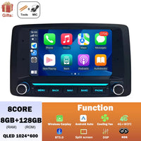 Autoradio CarPlay Fiat Panda (2003-2012) – Écran QLED 7 pouces, jusqu'à 8 Go + 256 Go, vue 8