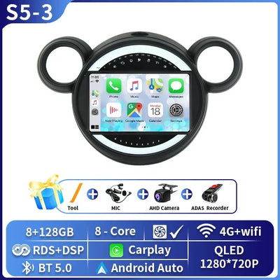 Autoradio Android CarPlay pour MINI Cooper R56 R60 (2006-2015)